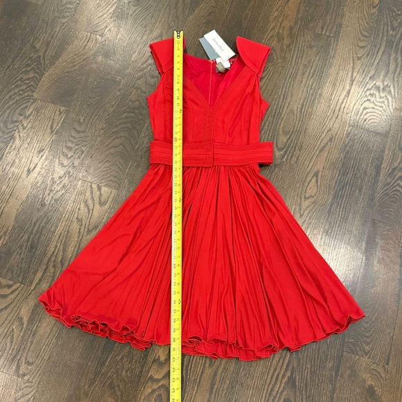 NWT ZAC POSEN WOMEN'S V-NECK MIDI LENGTH DRESS SIZE 12 L - Picture 10 of 13